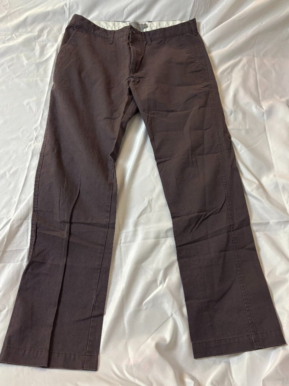 M&S Ultimate Chinos in Mulberry 34x31
